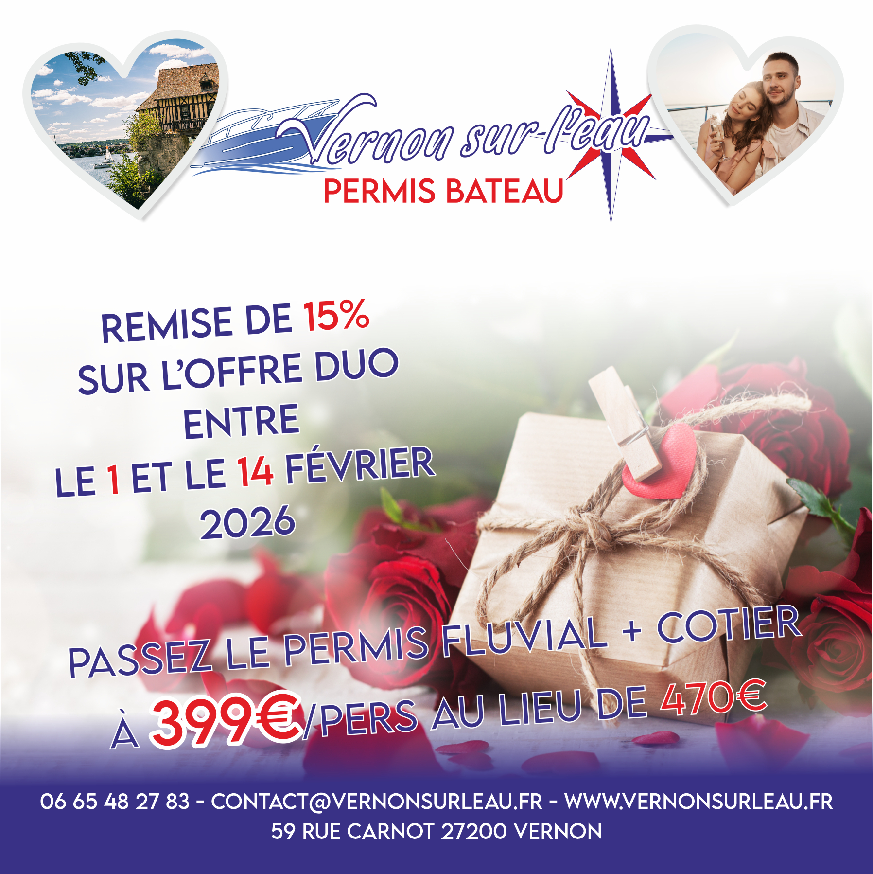 Vernon sur l'Eau - Visuel carré St Valentin V4 - Jan26